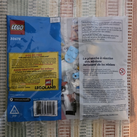 LEGO Mini Polybag Minion' Jetboard-Despicable Me 4 30678 - Picture 2 of 2